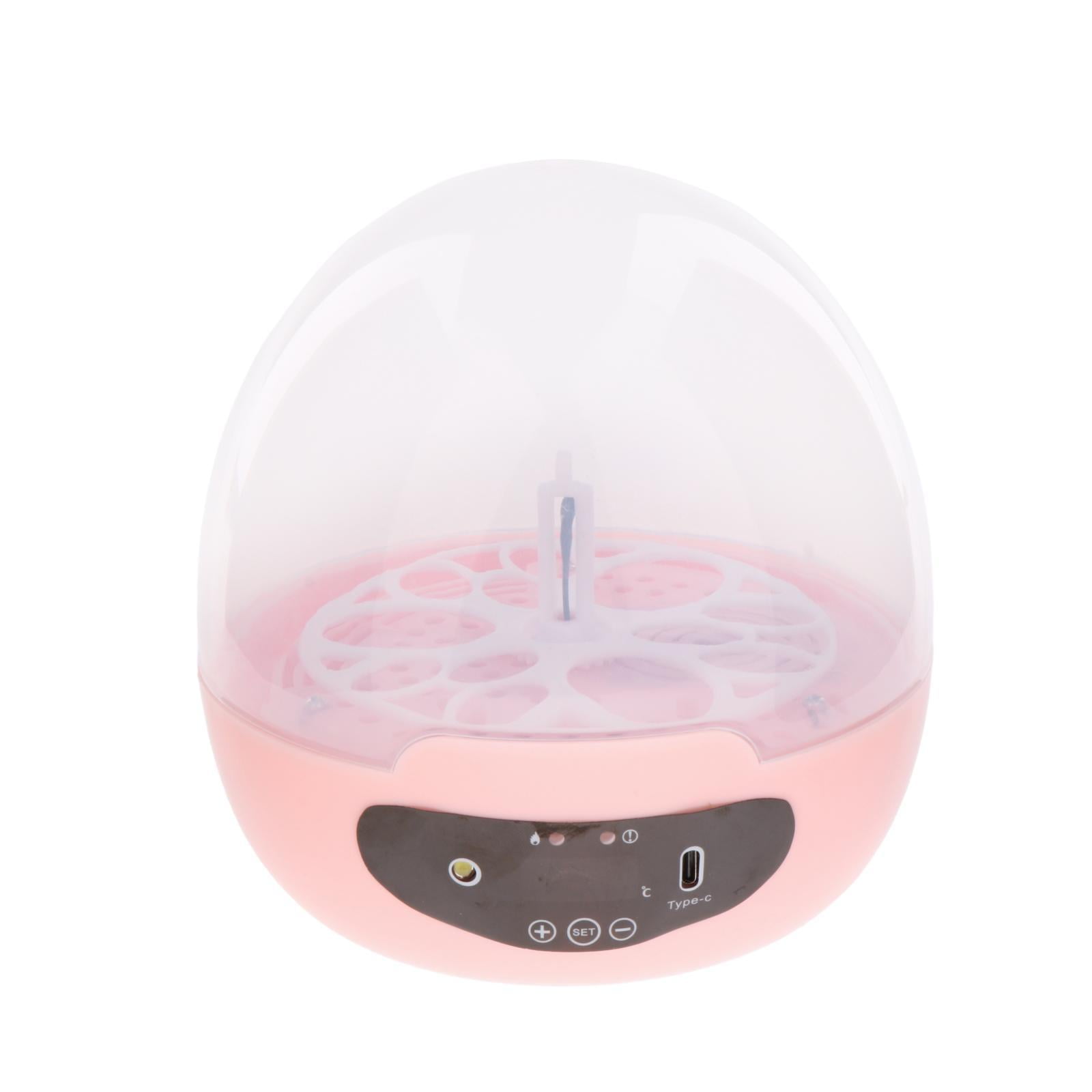 Mini Incubadora De Huevos Para Niños Con Luz Intelligent Hatcher 3 Egg Auto Pink