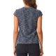 thumbnail image 3 of INSPIRE CHIC Blusas de Tweed para Mujer Patrón Jaspeado Manga Corta Casual de Verano XL Azul Negro, 3 of 6