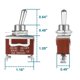 thumbnail image 2 of Interruptor de palanca QIATOL 30A 12V DC 2 unidades 2 pines SPST, 2 of 6