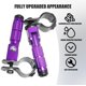 thumbnail image 4 of Estriberas traseras plegables para motocicleta JXPANG M8 moradas universales, 4 of 7