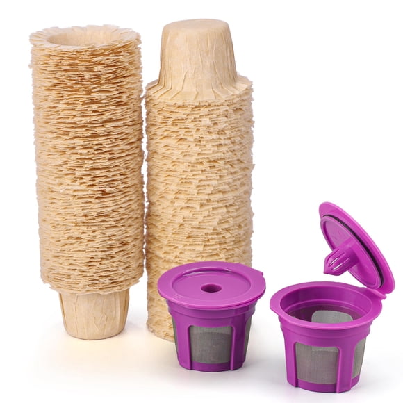 Filtros de café Haetyly de papel natural desechables, 100 unidades