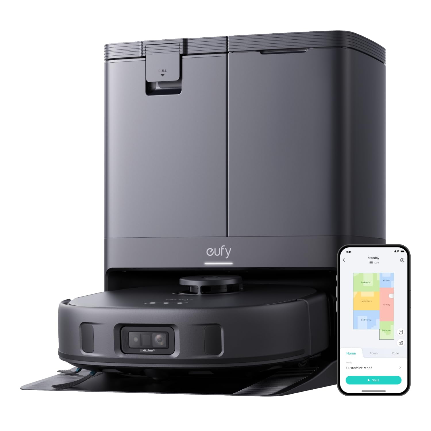 Combo Robot Aspirador Y Trapeador Eufy X10 Pro Omni 8000 Pa
