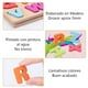 thumbnail image 3 of Puzzle Encaje De Madera Letras Abecedario Numeros Didactico, 3 of 3