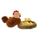 thumbnail image 2 of Escultura de pollo de grande, juguete de peluche, figurita de Animal, artesanías adorables, gallinero artístico para Pascua, patio, porche, pa estilo A, 2 of 5