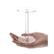 thumbnail image 2 of Expositor QWORK redondo acrílico, 2 juegos de soportes elevadores transparentes, 2 of 8
