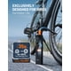 thumbnail image 3 of Bomba eléctrica para bicicleta AstroAI L8 portátil con manómetro, 3 of 9