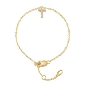 Pulsera Heshpaws S925 Sterling Silver Initial A-Z Letras Plata