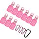 thumbnail image 4 of Protector De Anzuelo De Calamar De 9 Piezas Con Mosquetones Ganchos Portátiles Tapas De Seguridad Rosa L, 4 of 5