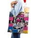 thumbnail image 4 of Carinha de Anjo Bolso de tela con estampado de lienzo para mujer, bolsa de compras reutilizable y estética, con cremallera interior, regalo para mujer,38*45cm., 4 of 6
