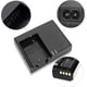 thumbnail image 4 of Cargador de batería de repuesto LP-E10, compatible con cámaras Canon EOS Rebel T7, T6, T5, T3, T100, 4000D, 3000D, 2000D, 1500D, 1300D, 1200D, 1100D y otras (no compatible con T3i, T5i, T6i, T6s y T7), 4 of 7