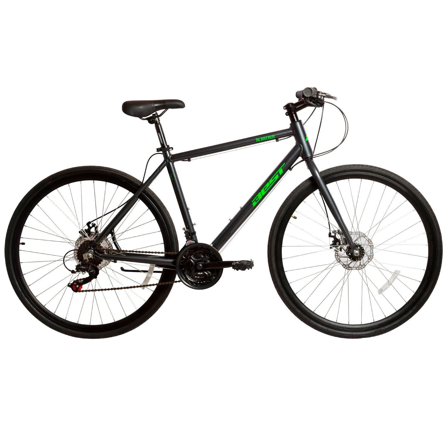 Bicicleta Best Albatros Hibrida Aro 700 X 35 Aluminio 18V.