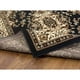 thumbnail image 5 of Alfombra Pasillo Kashan Negra 61x 213, 5 of 5