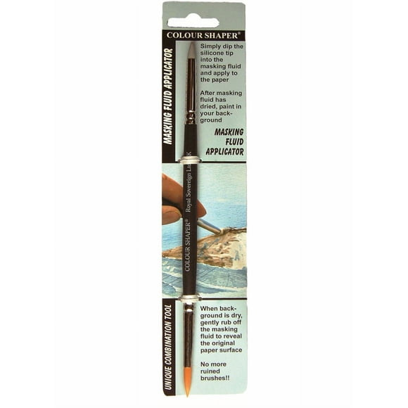 Herramienta Colour Shaper de doble punta para líquido enmascarador para acuarela