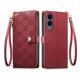 thumbnail image 1 of Funda Billetera con Cierre para [samsung galaxy S25 Edge] con Tarjetero, Soporte y Correa de ManoRojo, 1 of 5