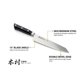 thumbnail image 2 of Cuchillo de Chef Kimura Kiritsuke 20 cm Acero Inoxidable Japón, 2 of 8