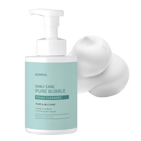 Limpiador en espuma de burbujas EUNYUL Daily Care Pure, 500 ml, pH 5.5