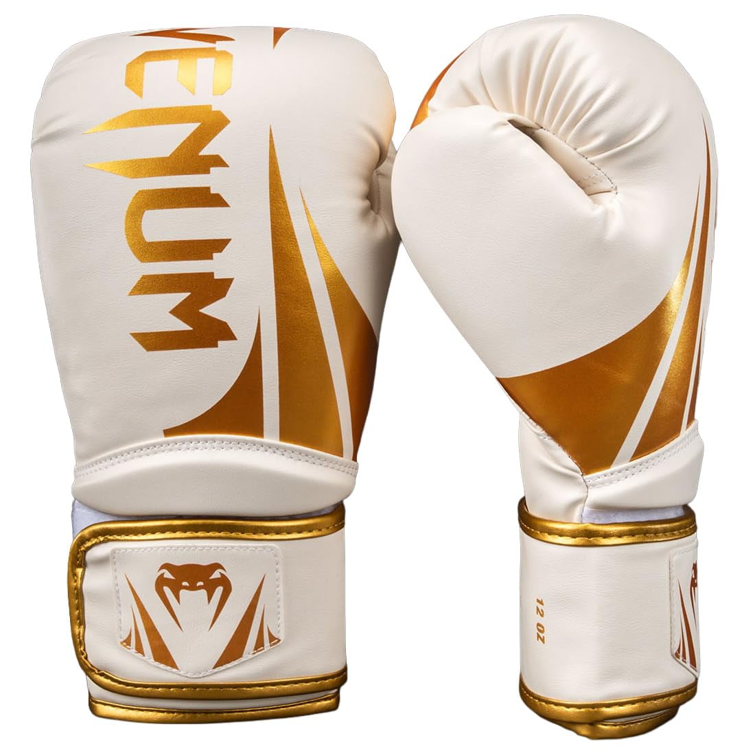 Guantes De Boxeo Venum Challenger 2.5 Blanco/dorado 400 G