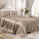 thumbnail image 1 of Juego De Sábanas Satin Luxury Silky 4 Piezas Tamaño Queen Size Color Topo, 1 of 8
