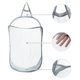 thumbnail image 4 of Unique Bargains 1 Pc 48L Cesta de Ropa Plegable Montada en la Pared para Baño 11.81"x7.09"x15.75" Gris-L, 4 of 6