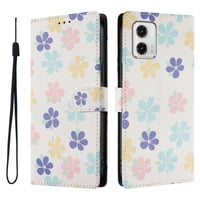 Foxdock Funda Tipo Cartera Para Motorola Moto G73 Con Soporte Y Correa – Diseño De Patrones Lindos