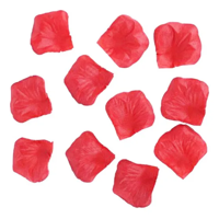 Genérico - Pétalos Flores Artificiales Manualidades Rojo