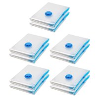 Magideal - 10 Unidades De Bolsas De Almacenamiento Al Vacío, Bolsa Organizadora Reutilizable Bgs De Compresión Al Vacío, Bolsas De Sellado Al Vacío Para Edredón, 80Cmx100Cm