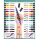 thumbnail image 3 of Marcadores de tatuaje Metker, 16 de doble punta con 77 plantillas, 3 of 3