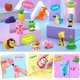 thumbnail image 4 of Borradores con forma de animal Arscniek, 140 unidades, para niños, premios para el aula, 4 of 8