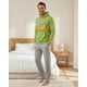thumbnail image 2 of Pijama Hombre Franela Estampado Garfield Verde verde L, 2 of 7