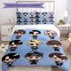 thumbnail image 1 of 3pcs Bedding Set Duvet Cover Closure Includes 1 Duvet Cover & 2 Pillowcases for All Seasons Bedroom Decor, Home Dorm High-Definition Print Snowman Band A261, 1 of 1