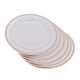 thumbnail image 2 of 6Pcs Platos De Plástico Desechables Vajilla Plato Redondo 7.5 Pulgadas Oro Rosa, 2 of 5