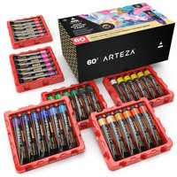 Set De Pintura Acrílica Arteza 60 Colores (22 Ml) Con 5 Colores Metálicos