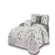 thumbnail image 2 of Quilt De Verano 2 Plazas Diseño Flores Gris, 2 of 4