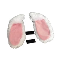 Ioensy - Orejas De Conejo Para Casco, Decoración Única, Fácil De Pegar, Ideales Para Ciclismo. Color Blanco.