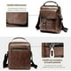 thumbnail image 2 of Bolso Bandolera Para Hombre-bolso Bandolera De Piel Para Hombre, Tamaño Pequeño, Bolso De Hombro Para Tableta, Viajes, Oficina, Negocios, 2 of 6