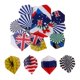 thumbnail image 3 of Surtido Dart Flag Vuelos estándar Dart Flight Reemplazo 36 flag print, 3 of 5