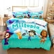 thumbnail image 2 of 3D Print Game Miitopia Bedding Set Duvet Cover Bed Set Quilt Cover Pillowcase Comforter king Queen Size Boys Adult Bedding Set, 2 of 5