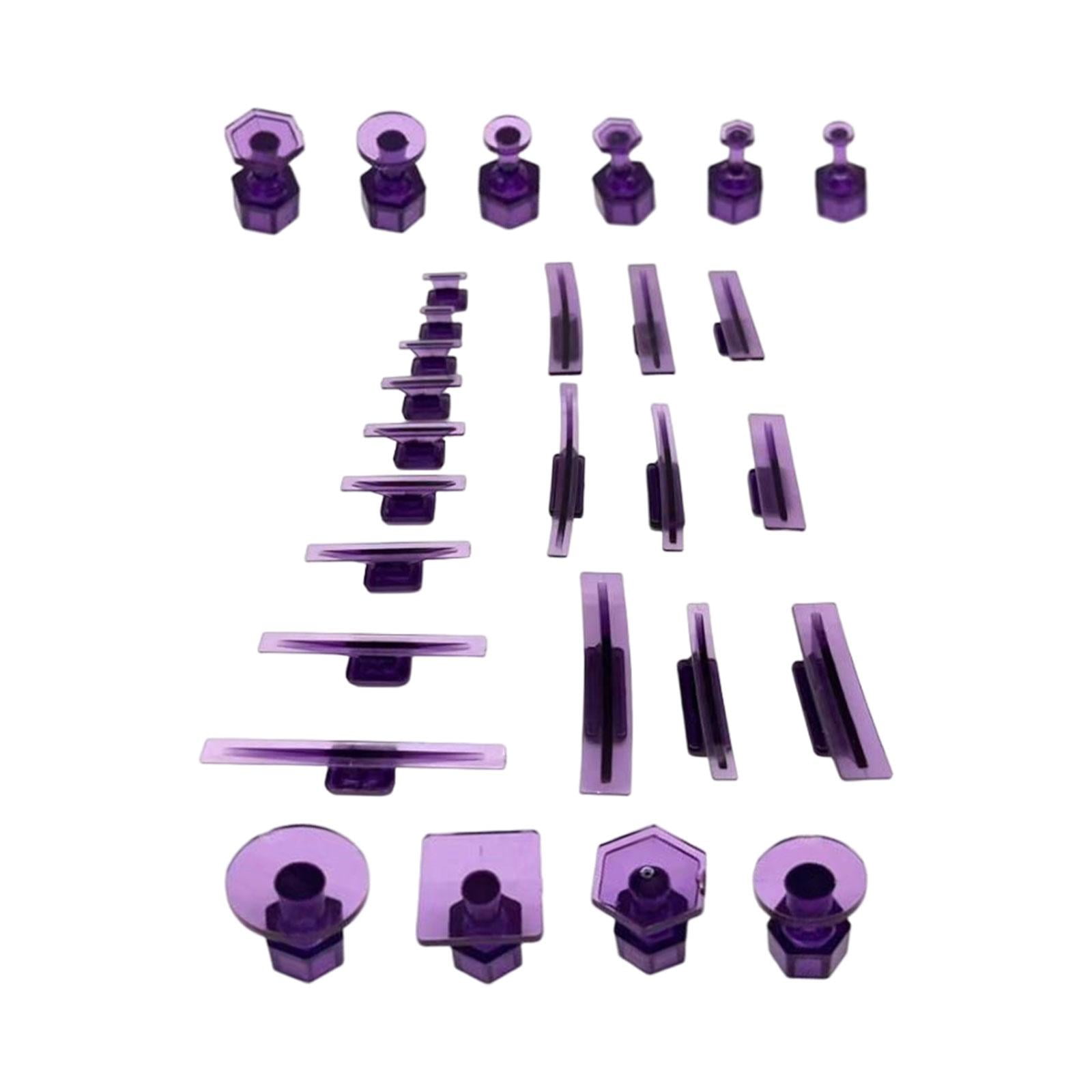 Ioensy - Juego De Lengüetas Extractoras De Eliminación De Abolladuras De Coche Kits De Herramientas De Reparación De Eliminación De Abolladuras De Coche Universal 28 Uds