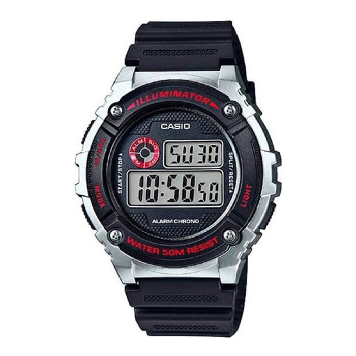 Reloj Digital Negro Casio W-216h-1cv