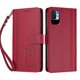 thumbnail image 3 of Funda Cartera Trébol para Xiaomi Poco M3 Pro 5G con Ranuras Tarjetas y Carga Inalámbrica Rojo, 3 of 6