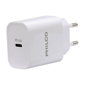 Philco - Cargador De Pared Qc3.0 C Puerto Tipo C Sin Cable 20W