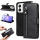 thumbnail image 1 of Funda con Cremallera para Honor X60i, Carcasa Cartera de Cuero PU con Soporte y Tarjetero, 1 of 6