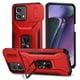 thumbnail image 1 of Funda Armada para Motorola Moto G Stylus 5G 2023 con Tapa Deslizante y Soporte Magnético Giratorio Rojo, 1 of 5