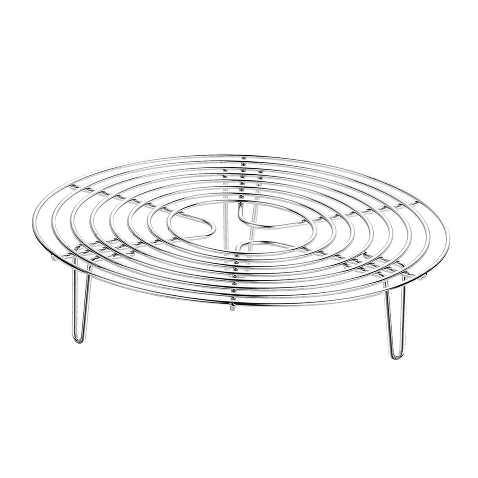 Magideal - Rejilla De Enfriamiento Redonda, Práctica Vaporera, Rejilla Redonda Para Parrilla, Vaporizador De Alimentos Vegetales, Herramienta, Duradera Para Rest 11.02 Pulgadas