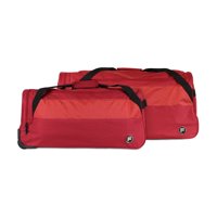 Marca F - Pack 2 Bolsos De Viaje Kroos M+L Rojo