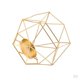 thumbnail image 4 of 2Pcs 3D Geometric Wedding Candlestick Votive Candel Tealight Holder Golden, 4 of 5