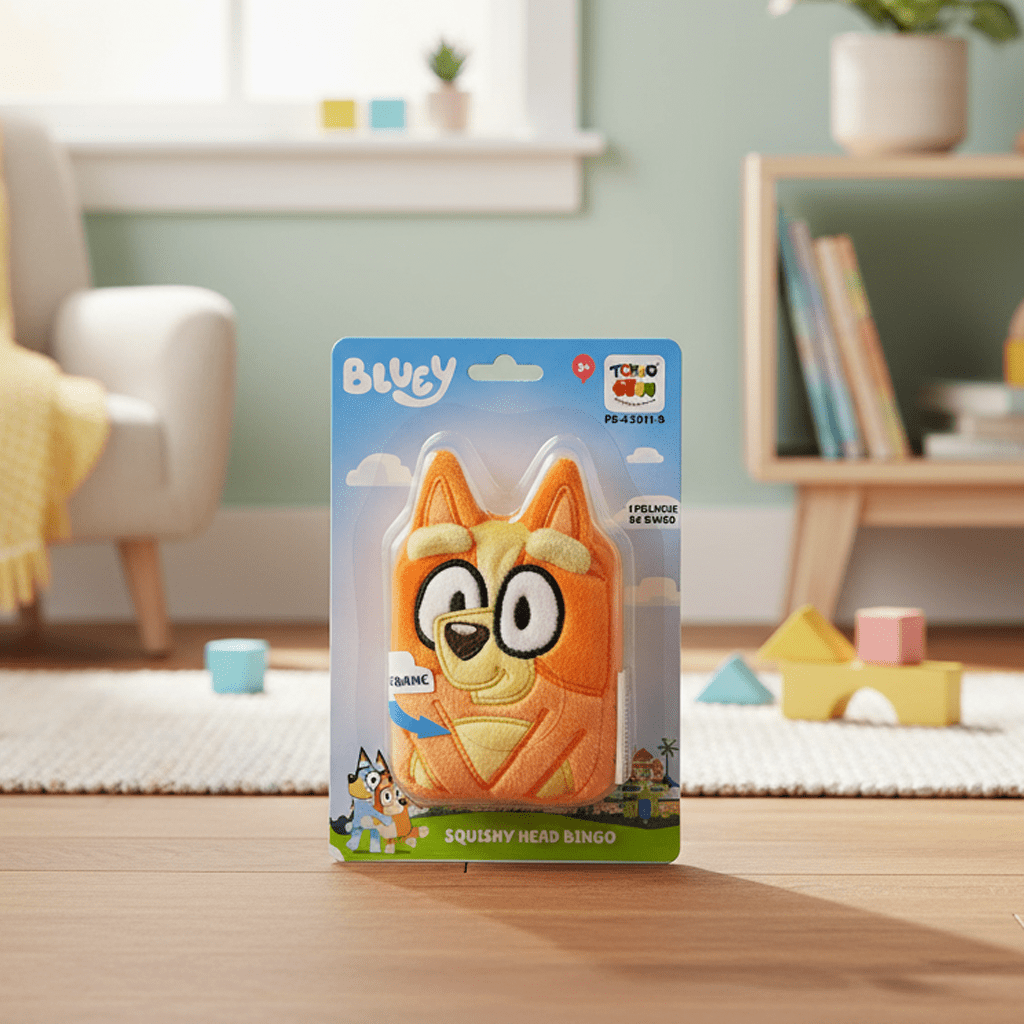 Toyng - Peluche Squishy Head Bingo - Bluey