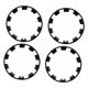 thumbnail image 1 of 4 Uds Protector De Llanta De Rueda Elegante Decorativo 20 Pulgadas Para Tesla Modelo Y Negro, 1 of 4