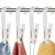 thumbnail image 1 of Ganchos para ropa sucia con pinzas, organizador de armario, pinzas para calcetines, botas, sujetadores, toallas para baño, armario, cocina, oficina, 4 unidades, 1 of 5
