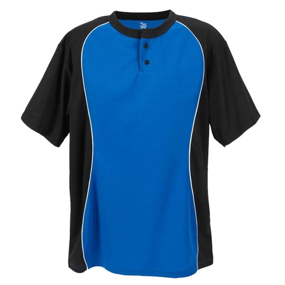 Polo Martin Sports con tapeta de dos botones para adulto, color azul real